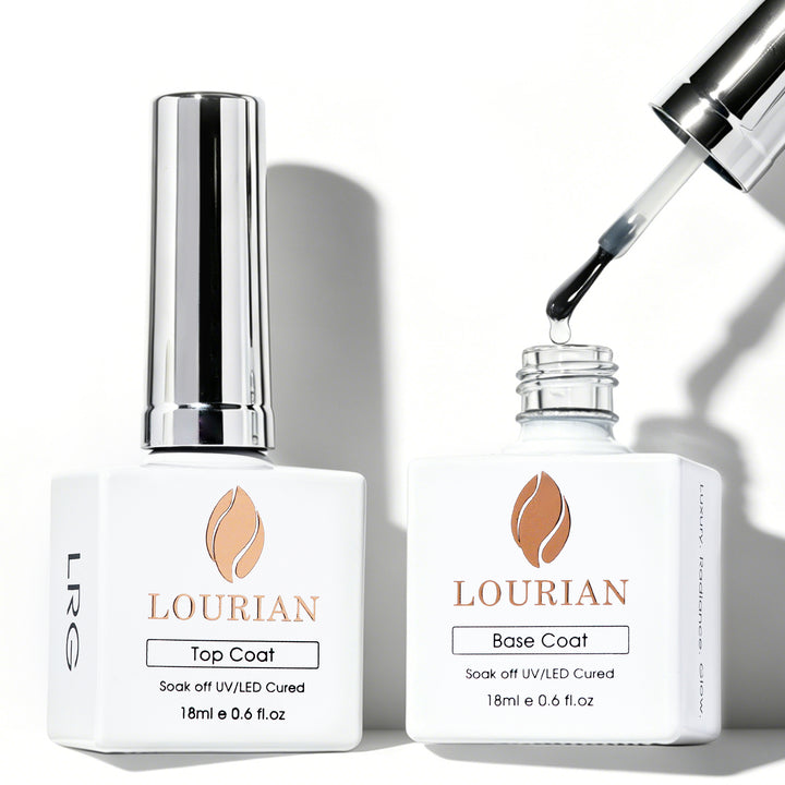 LOURIAN 2 * 18ml Base &amp; Top Coat Set