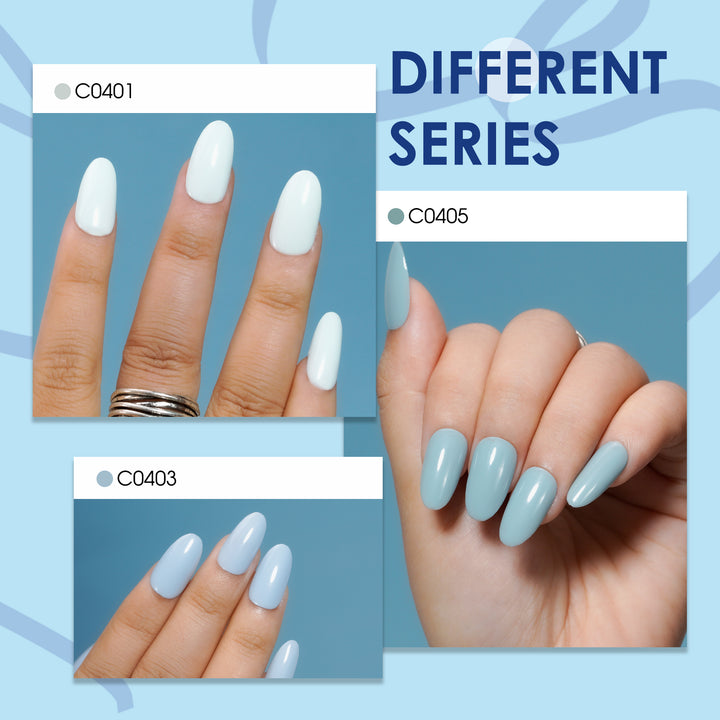 LOURIAN 6 * 18ml Blue Gel Polish Colors Set