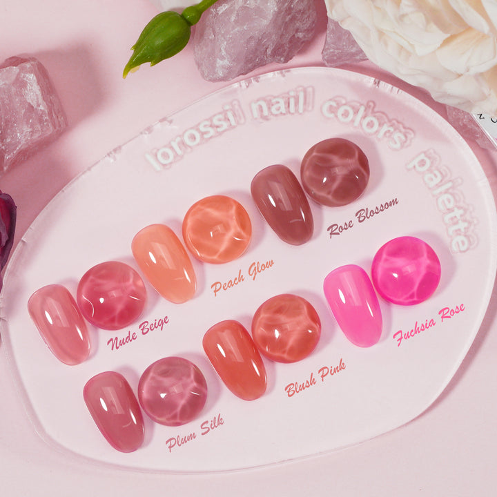 LOURIAN 6 * 18ml Pink Colors Gel Polish Set