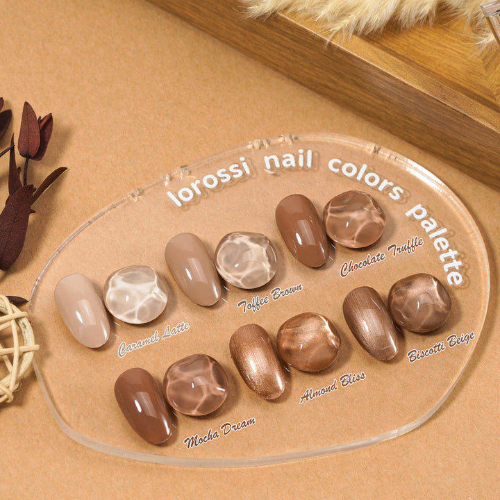 LOURIAN 6 * 18ml Mocha Mousse Gel Nail Polish Set