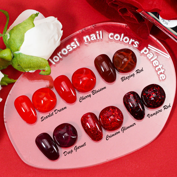 LOURIAN 6 * 18ml Ruby Red Gel Polish Set