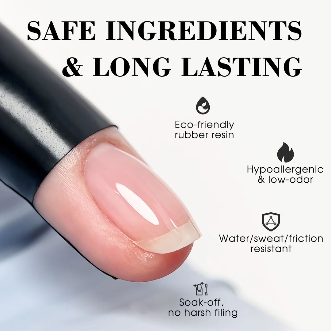 LOURIAN Rubber Base Gel - Crystal Clear