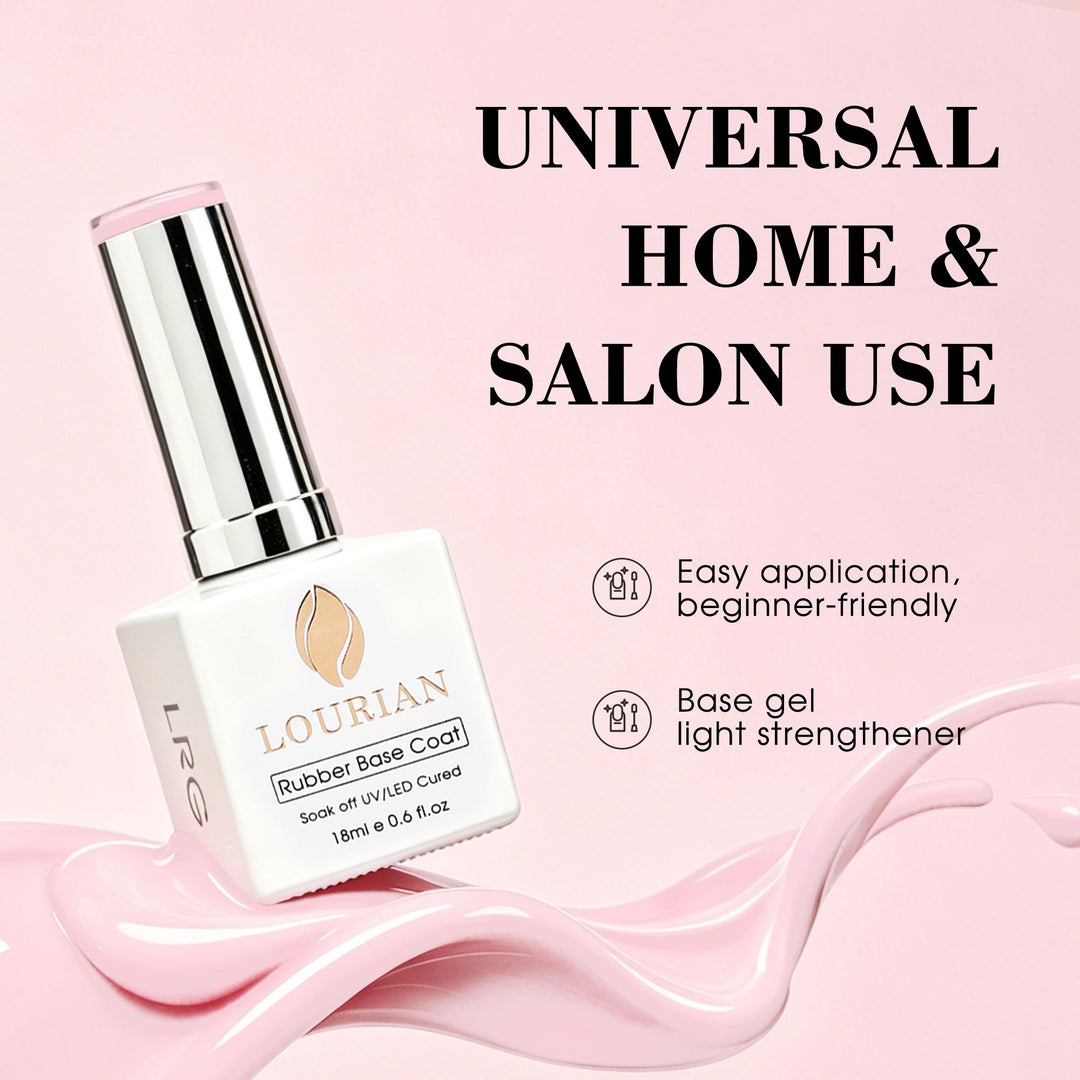 LOURIAN Rubber Base Gel - Sheer Blush Pink