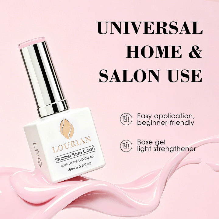 LOURIAN Rubber Base Gel - Sheer Blush Pink
